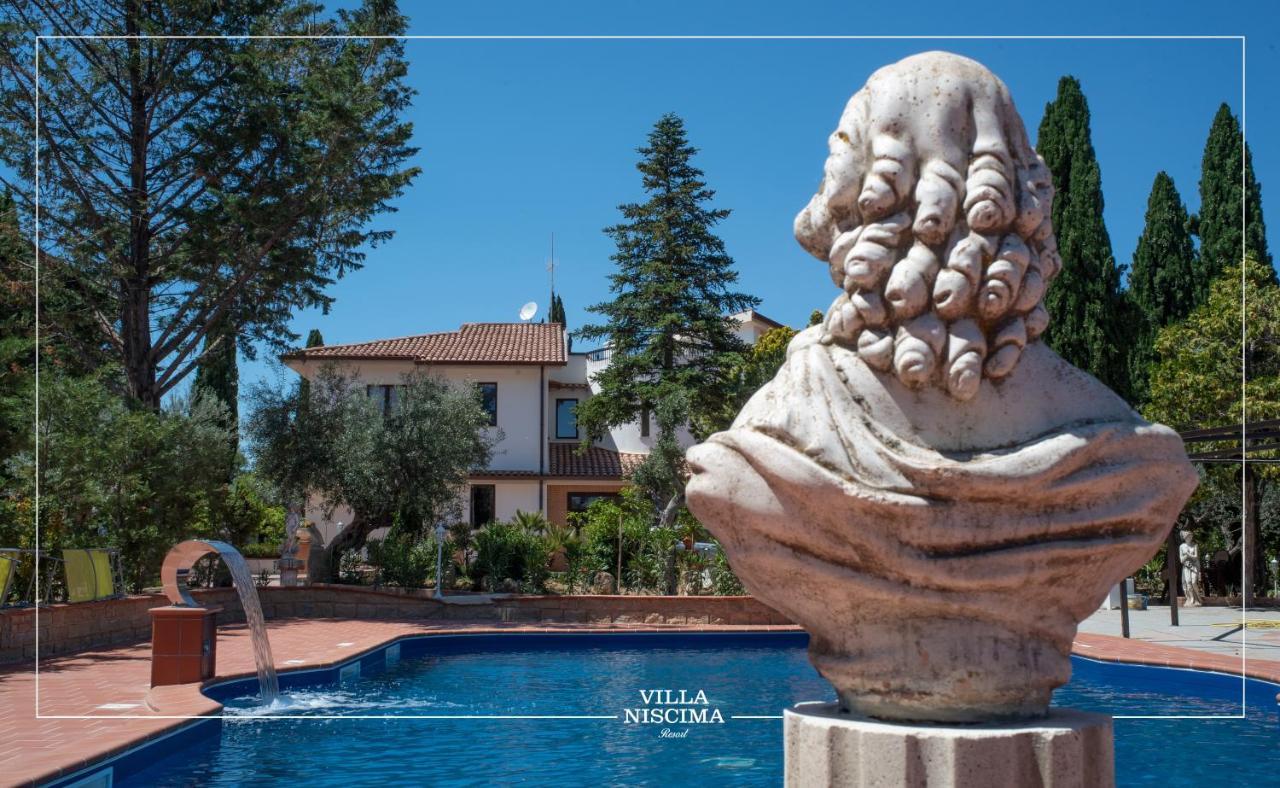 Villa Niscima Caltanissetta Buitenkant foto